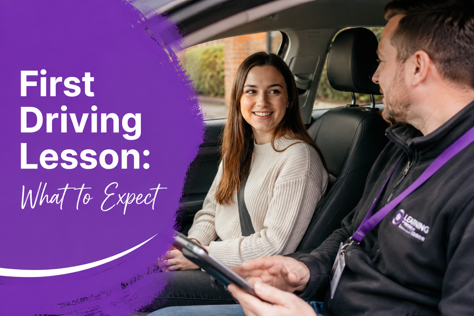 first driving lesson what to expect